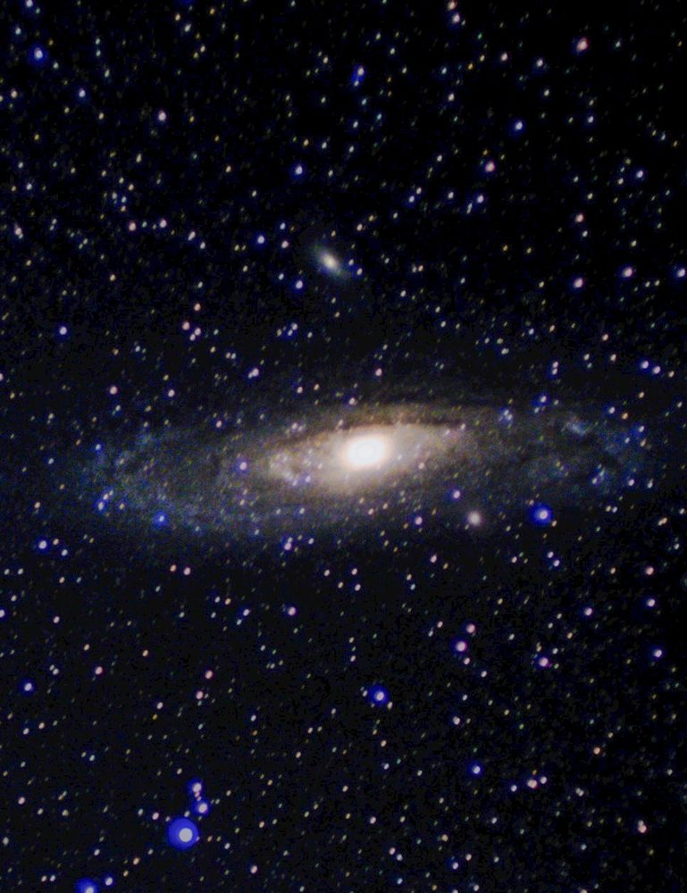 Andromeda Galaxy core and dust lanes