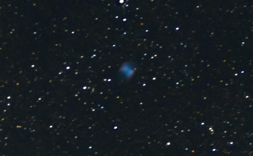 Dumbbell Nebula M27 in Vulpecula
