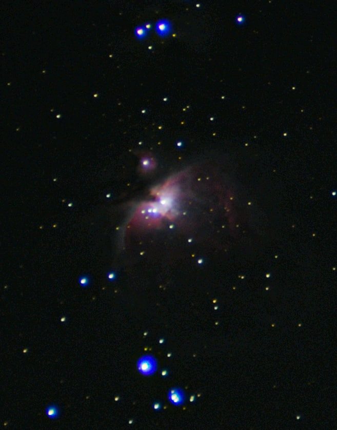 Orion Nebula M42 and Running Man Nebula